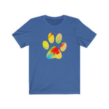 Cute Colorful Cat Paw T-shirt