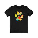 Cute Colorful Cat Paw T-shirt