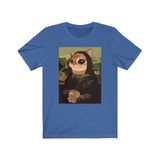 Funny Mona Lisa Cat T-shirt