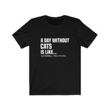 A Day Without Cats shirt, Funny Cat T-shirt