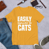 Easily Distracted By Cat T-Shirt