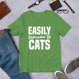 Easily Distracted By Cat T-Shirt