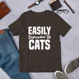 Easily Distracted By Cat T-Shirt