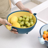 Rotatable Colander Strainer Bowl