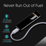 Ultra-thin Touch Sensor Cigarette USB Rechargeable Lighter