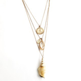 Candace Seashell Layered Necklace