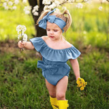 Infant Baby Girls Romper Jumpsuit Beach