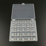 Bobbin Case with 25 Empty Bobbins