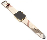 Designer Leather Strap for  Apple Watch Series 5 4 3 2 1