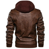 Casual Motorcycle PU Jacket Biker Leather Coats