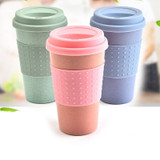 Wheat Straw Reusable Travel Mug