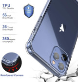 iPhone 12 Pro/Pro Max Shockproof Clear Bumper Case