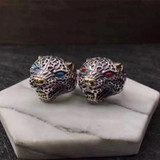 925 Native Jaguar Ring