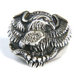 Eagle and Snake Ring