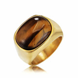 Tiger Eye Ring Men