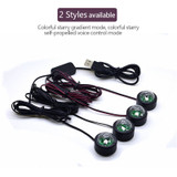 LED 12V Car Atmosphere Lights Interior Mini Strip Decorative Lamp