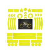 Car Stickers Reflective Warning Tape Universal for Bicycle Motorcycle Car Stickers Reflective Warning Tape Universal for Bicycle Motorcycle
