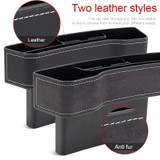 Luxury Car Seat Gap Filler Universal PU Leather Seat Gap Organizer