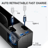 Car Seat Gap Storage Box with USB Port Charge Wire |SEMETAL