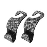 Car Seat Back Hook Universal Bling Car Seat Hanger Mount Clips Auto Accessories