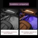 Car Atmosphere Light, Interior USB Auto Ambient Lights 4 in 1