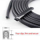 Car Door Edge Protectors Automotive Door Guard Strip Molding Trim 32ft