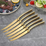 6Pcs Stainless Steel Steak Knives Set
