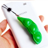 Endless Puni Puni, infinite Edamame Soybean Stress Relieve Keychain