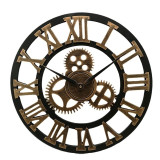 Industrial Gear Wall Clock Decorative Retro MDL Wall Clock Industrial Age Style Room Decoration Wall Art Decor