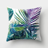 Tropical Leaf Cactus Monstera Cushion Cover