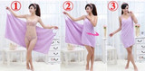 Wearable Microfiber Bath Towel Dress