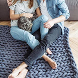 Chunky Knit Blanket