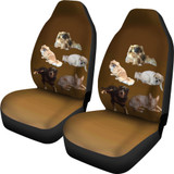 Tibetan Spaniel & Friends Car Seat Cover (set of 2)