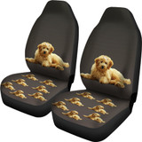 Goldendoodle Car Seat Cover (Set of 2)