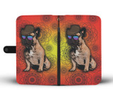 French Bulldog Phone Case Wallet - Orange