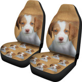 Brittany Spaniel Car Seat Cover (Set of 2)
