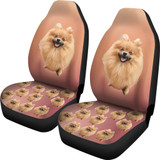 Pomeranian Car Seat Cover