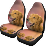 Golden Retriever Car Seat Cover (Set of 2)
