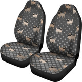 Pug Car Seat Cover (Set of 2)