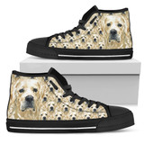 Golden Retriever Rustic Canvas Shoes