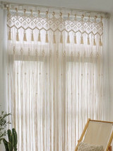 Boho Macrame Wall Hanging-Woven Wall Hanging-Macrame Wedding Backdrop - Macrame Curtains