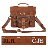 Mini Leather Satchel - Messenger Bag - Handbag