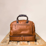 Fathers day Gift Personalized Large Leather Weekender Holdall Bag