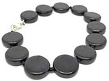 Authentic Shungite Crystal Bracelet with Tumbled