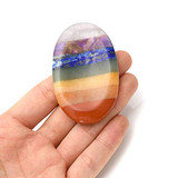 7 Chakra Healing Crystal Thumb Worry Stone