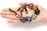 7 Chakra Gemstones Reiki Healing Crystals Hanging