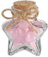 Natural Healing Crystal Rose Quartz Heart Love Worry