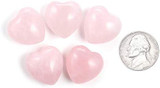 Natural Healing Crystal Rose Quartz Heart Love Worry