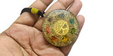Seven Chakra Tree of Life Orgone Pendant, Healing Gift, , Chakra Crystal, EMF Protection , Birthstone