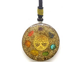 Seven Chakra Tree of Life Orgone Pendant, Healing Gift, , Chakra Crystal, EMF Protection , Birthstone